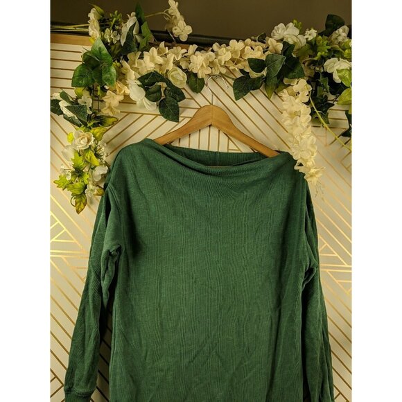 Anthropologie Pilcro Letterpress Mock Neck Sweater pullover Green Size XS - Picture 3 of 8